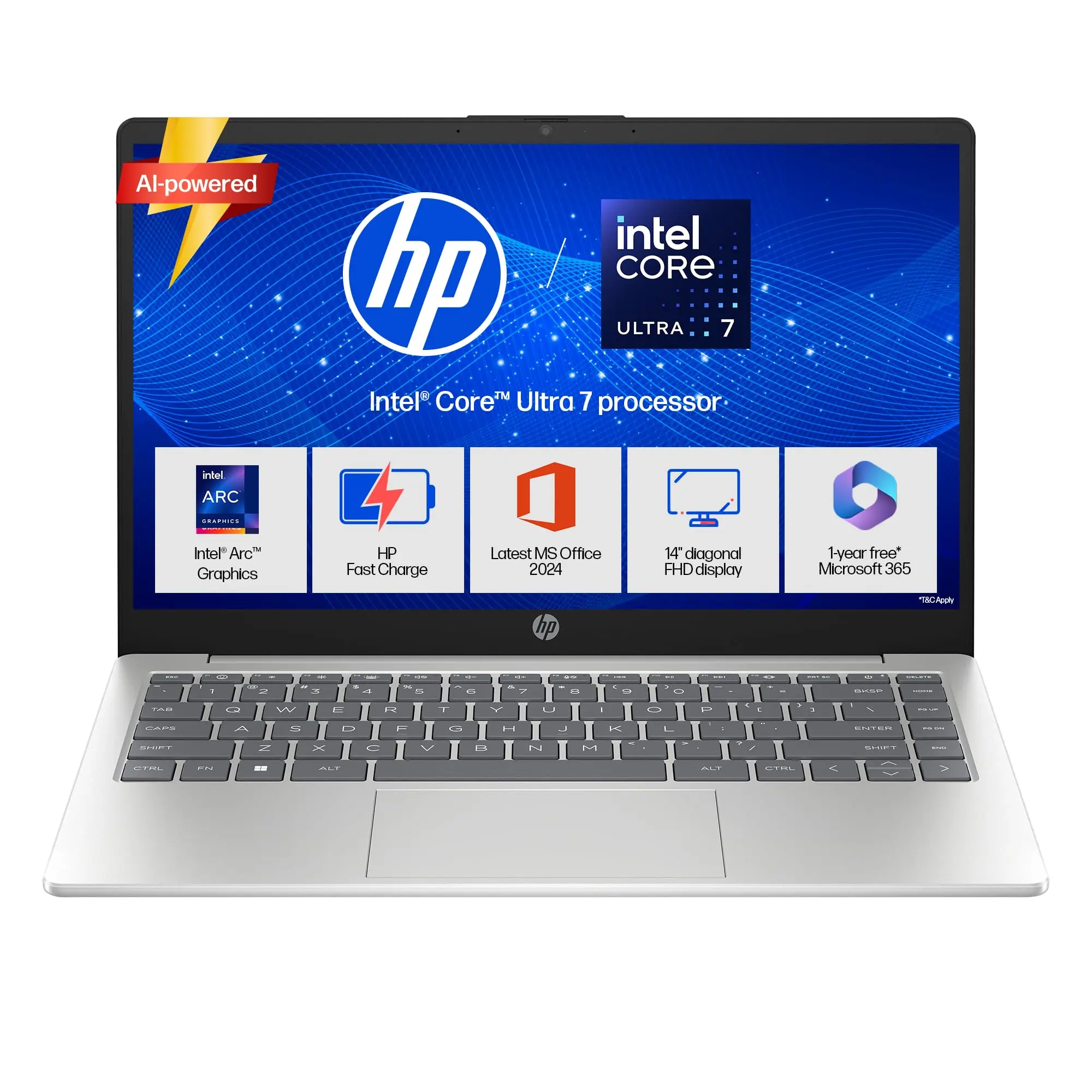 HP 14, Intel Core Ultra 7 155H - 14-EP1181TU Laptop