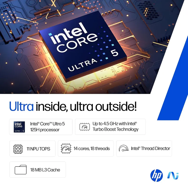 HP 15 Intel Core Ultra 5 Laptop 15-FD1354TU LAPTOP