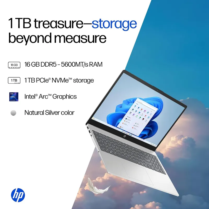 HP 15 Intel Core Ultra 5 Laptop 15-FD1354TU LAPTOP