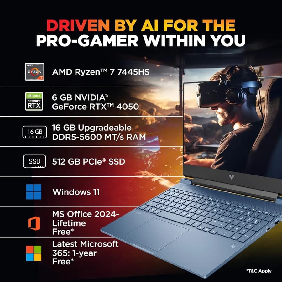 HP Victus 15-FB3118AX Gaming Laptop